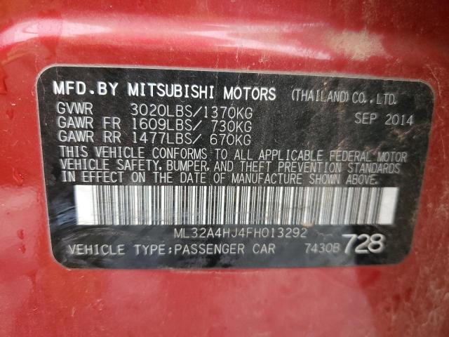 Photo 11 VIN: ML32A4HJ4FH013292 - MITSUBISHI MIRAGE 