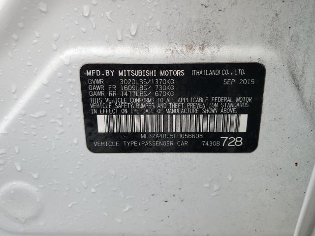 Photo 11 VIN: ML32A4HJ5FH056605 - MITSUBISHI MIRAGE 