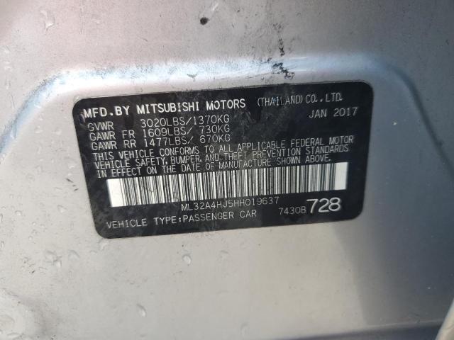 Photo 12 VIN: ML32A4HJ5HH019637 - MITSUBISHI MIRAGE 