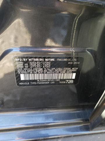 Photo 9 VIN: ML32A4HJ6FH011365 - MITSUBISHI MIRAGE ES 