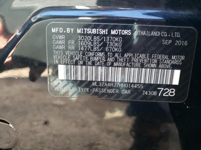 Photo 11 VIN: ML32A4HJ7HH014455 - MITSUBISHI MIRAGE SE 