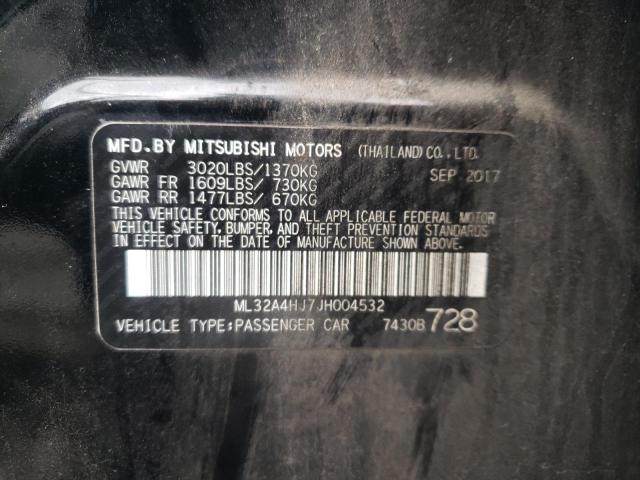 Photo 12 VIN: ML32A4HJ7JH004532 - MITSUBISHI MIRAGE SE 