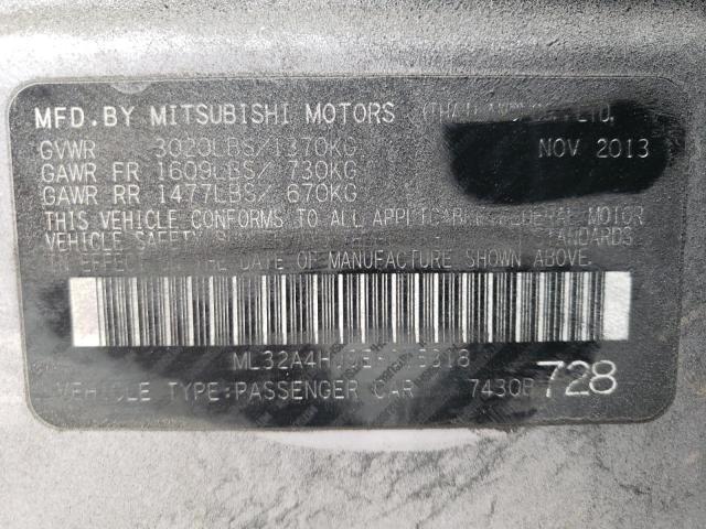 Photo 12 VIN: ML32A4HJ8EH015318 - MITSUBISHI MIRAGE ES 