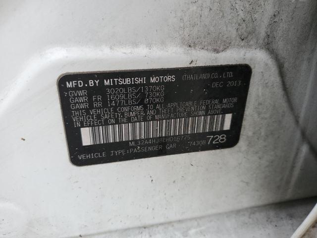 Photo 11 VIN: ML32A4HJ8EH016775 - MITSUBISHI MIRAGE ES 