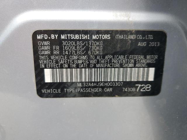 Photo 11 VIN: ML32A4HJ9EH003307 - MITSUBISHI MIRAGE ES 