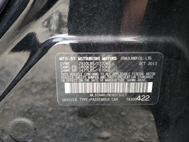 Photo 9 VIN: ML32A4HJ9EH013027 - MITSUBISHI MIRAGE ES 