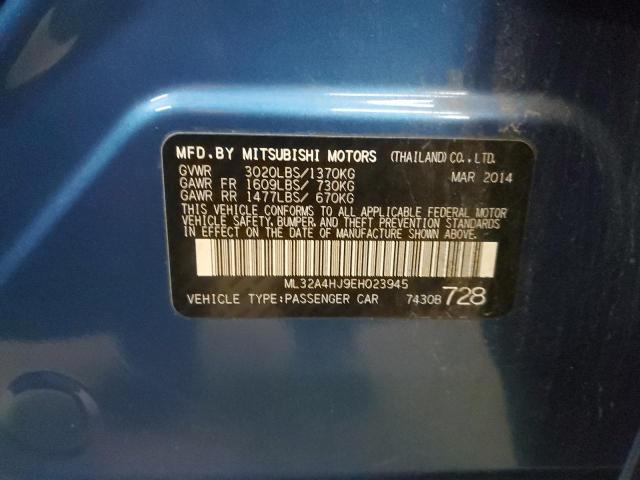 Photo 11 VIN: ML32A4HJ9EH023945 - MITSUBISHI MIRAGE 