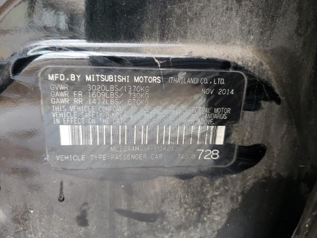 Photo 9 VIN: ML32A4HJXFH034213 - MITSUBISHI MIRAGE ES 