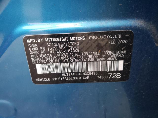 Photo 11 VIN: ML32A4HJXLH008495 - MITSUBISHI MIRAGE 