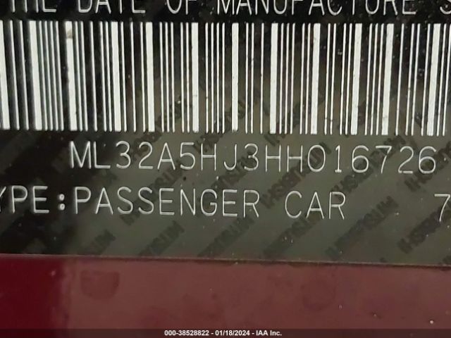 Photo 8 VIN: ML32A5HJ3HH016726 - MITSUBISHI MIRAGE 