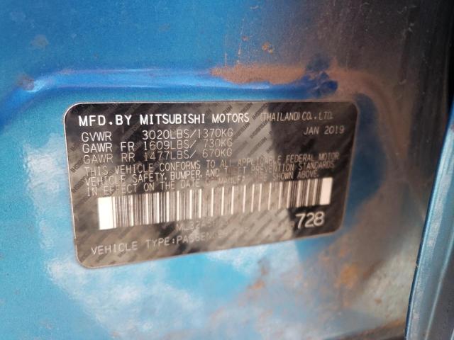 Photo 9 VIN: ML32A5HJ3KH008715 - MITSUBISHI MIRAGE LE 