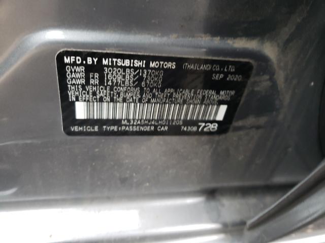 Photo 9 VIN: ML32A5HJ4LH011205 - MITSUBISHI MIRAGE LE 