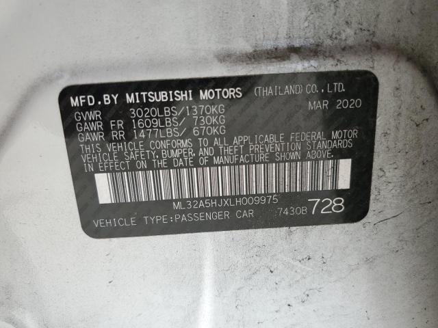 Photo 11 VIN: ML32A5HJXLH009975 - MITSUBISHI MIRAGE LE 