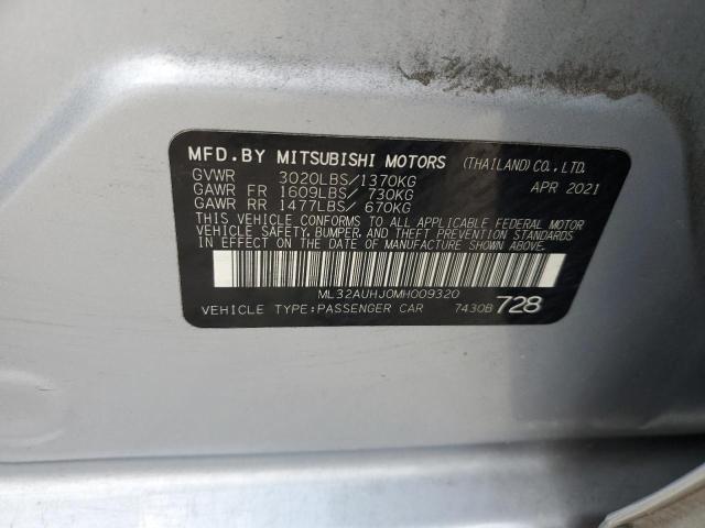 Photo 11 VIN: ML32AUHJ0MH009320 - MITSUBISHI MIRAGE 