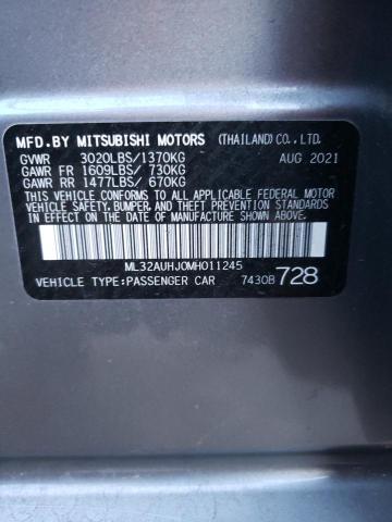 Photo 11 VIN: ML32AUHJ0MH011245 - MITSUBISHI MIRAGE 