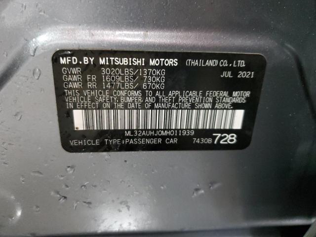 Photo 13 VIN: ML32AUHJ0MH011939 - MITSUBISHI MIRAGE ES 