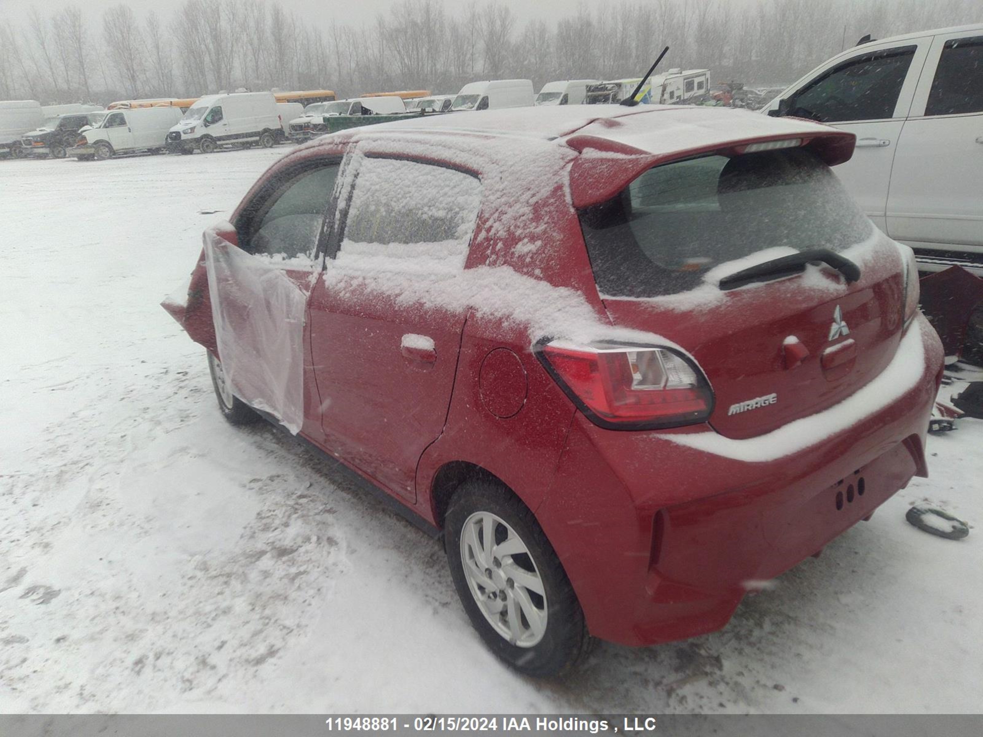 Photo 2 VIN: ML32AUHJ0NH000215 - MITSUBISHI MIRAGE 