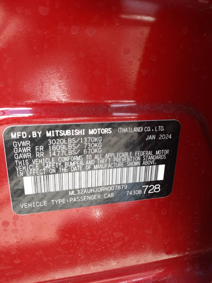 Photo 11 VIN: ML32AUHJ0RH007879 - MITSUBISHI MIRAGE 