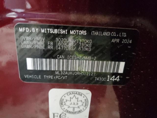 Photo 11 VIN: ML32AUHJ0RH012127 - MITSUBISHI MIRAGE ES 