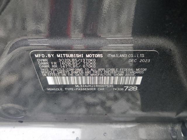 Photo 11 VIN: ML32AUHJ1RH007535 - MITSUBISHI MIRAGE ES 