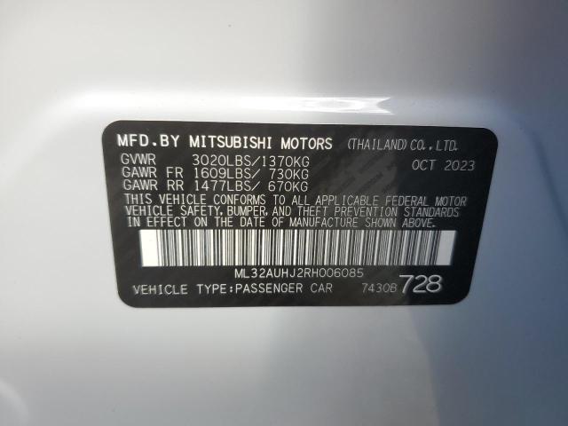 Photo 11 VIN: ML32AUHJ2RH006085 - MITSUBISHI MIRAGE 