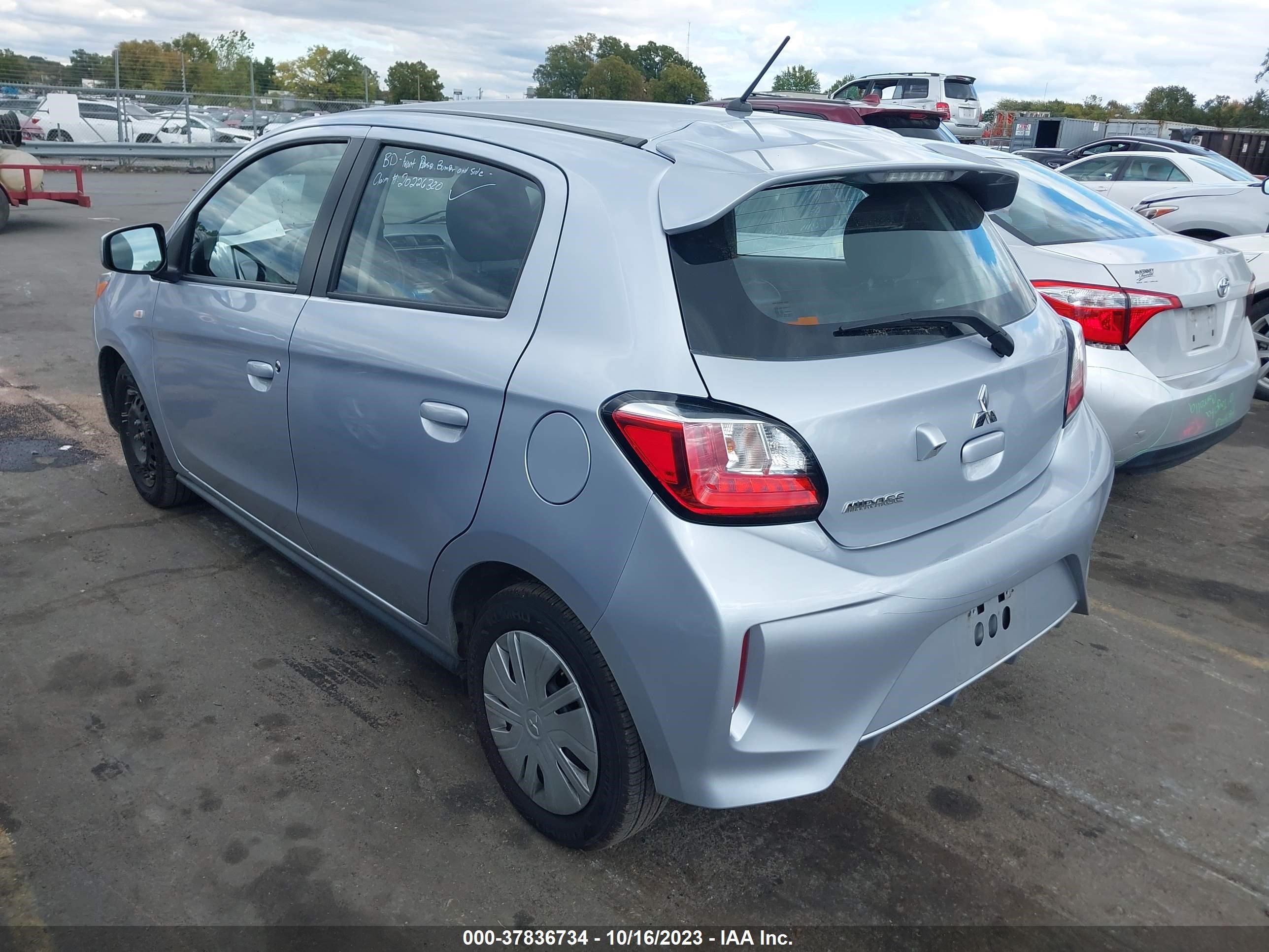 Photo 2 VIN: ML32AUHJ3MH009036 - MITSUBISHI MIRAGE 