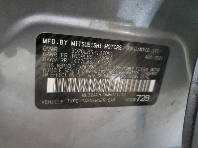 Photo 11 VIN: ML32AUHJ3MH011112 - MITSUBISHI MIRAGE ES 