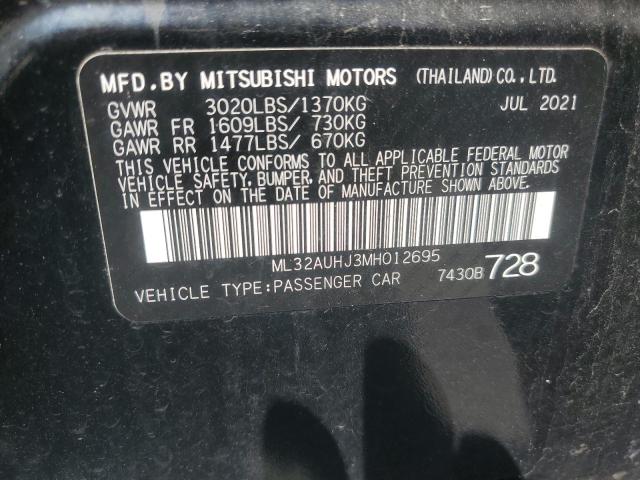 Photo 11 VIN: ML32AUHJ3MH012695 - MITSUBISHI MIRAGE 