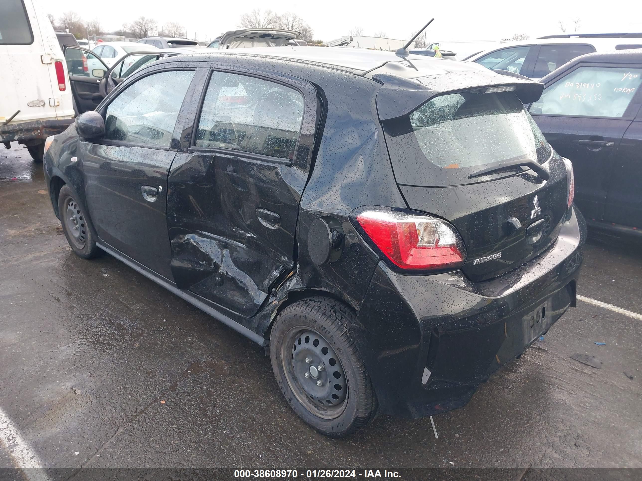 Photo 2 VIN: ML32AUHJ3NH003027 - MITSUBISHI MIRAGE 