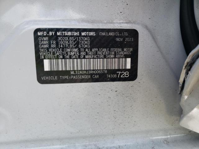 Photo 11 VIN: ML32AUHJ3RH006578 - MITSUBISHI MIRAGE 