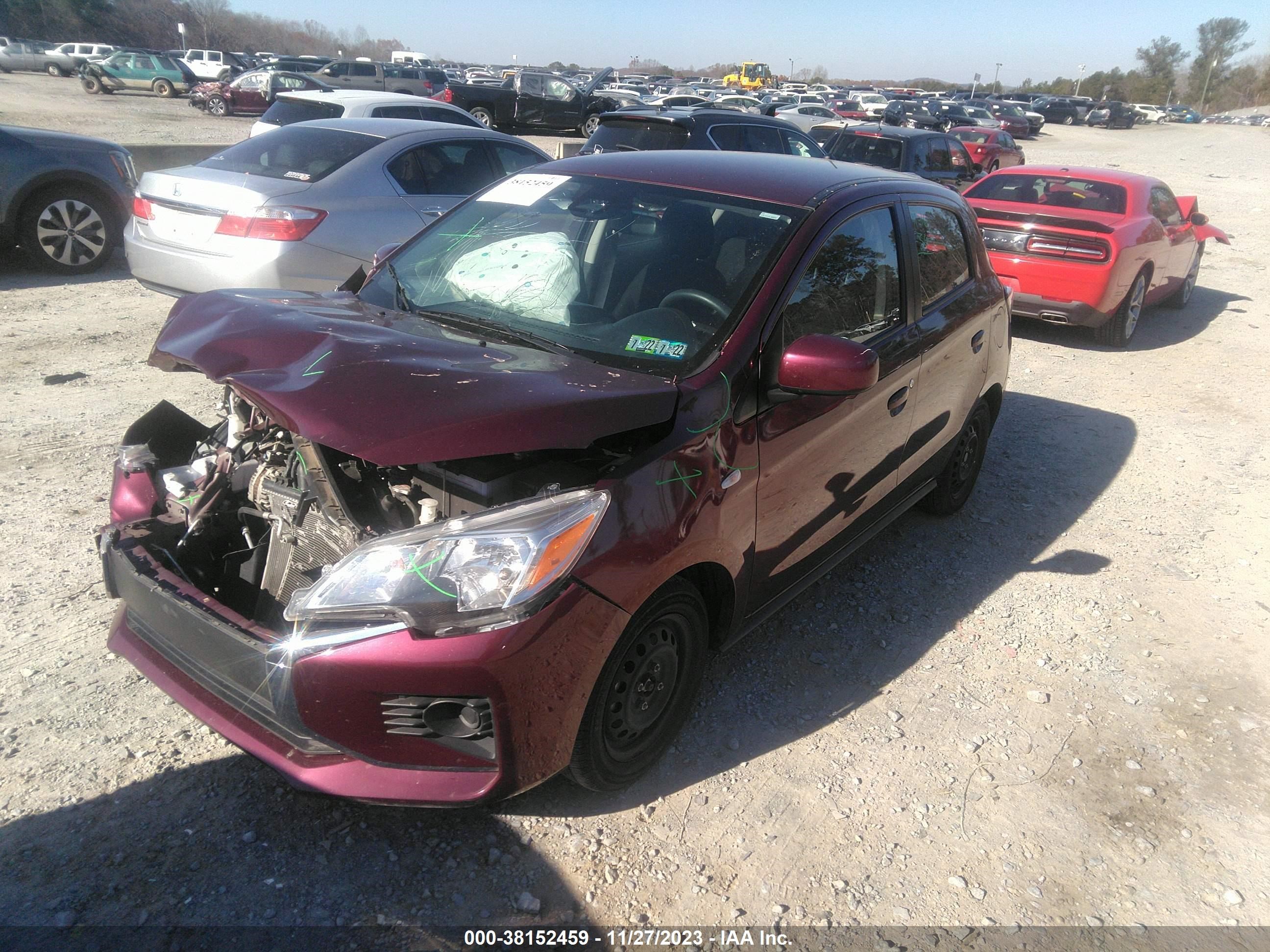 Photo 1 VIN: ML32AUHJ4MH008980 - MITSUBISHI MIRAGE 