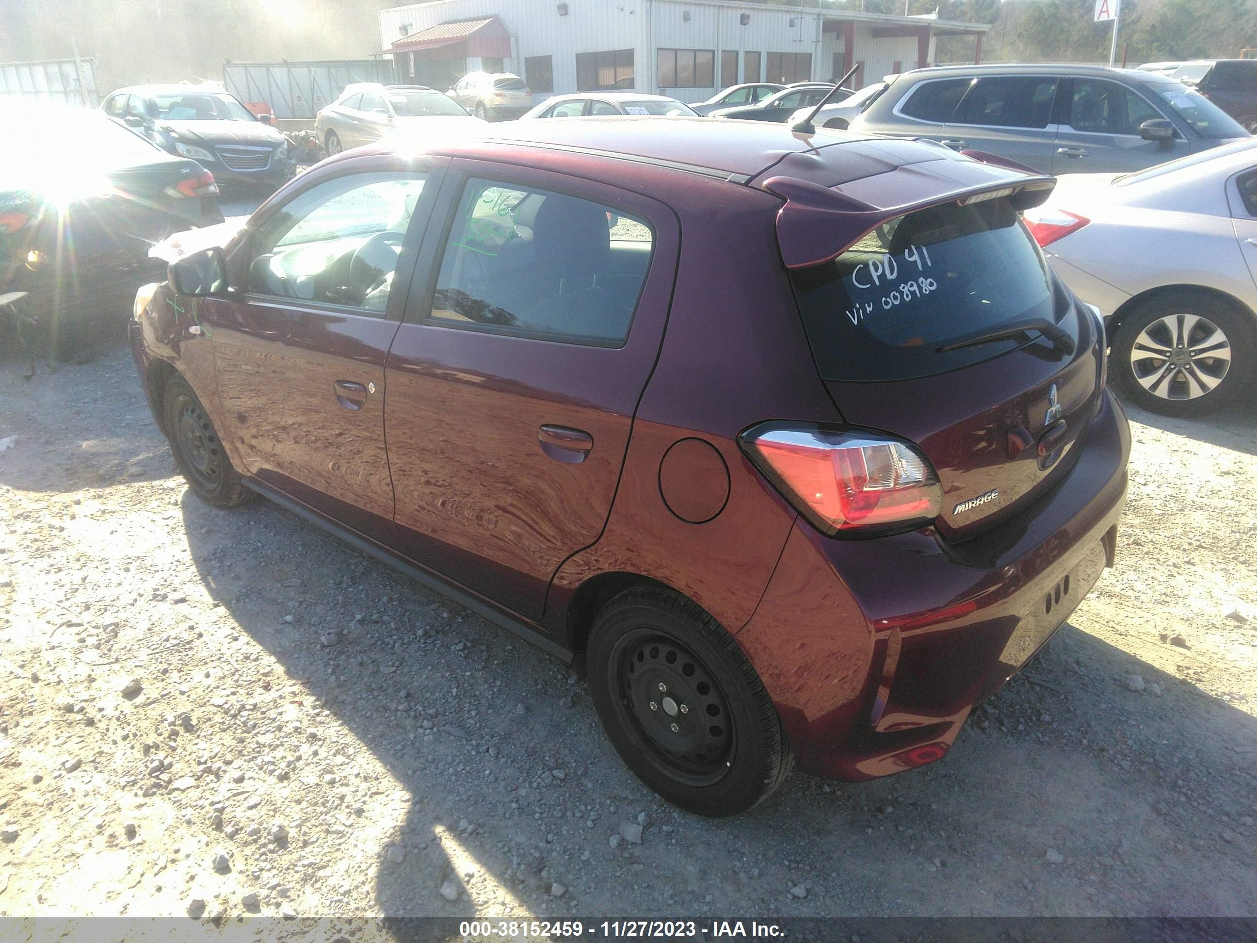 Photo 2 VIN: ML32AUHJ4MH008980 - MITSUBISHI MIRAGE 