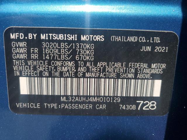 Photo 13 VIN: ML32AUHJ4MH010129 - MITSUBISHI MIRAGE 