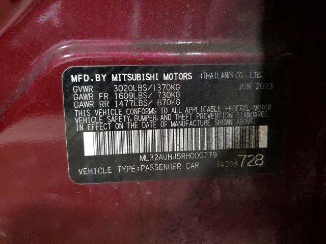 Photo 11 VIN: ML32AUHJ5RH000779 - MITSUBISHI MIRAGE ES 