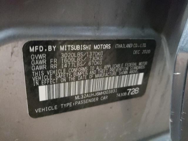 Photo 11 VIN: ML32AUHJ6MH003831 - MITSUBISHI MIRAGE ES 