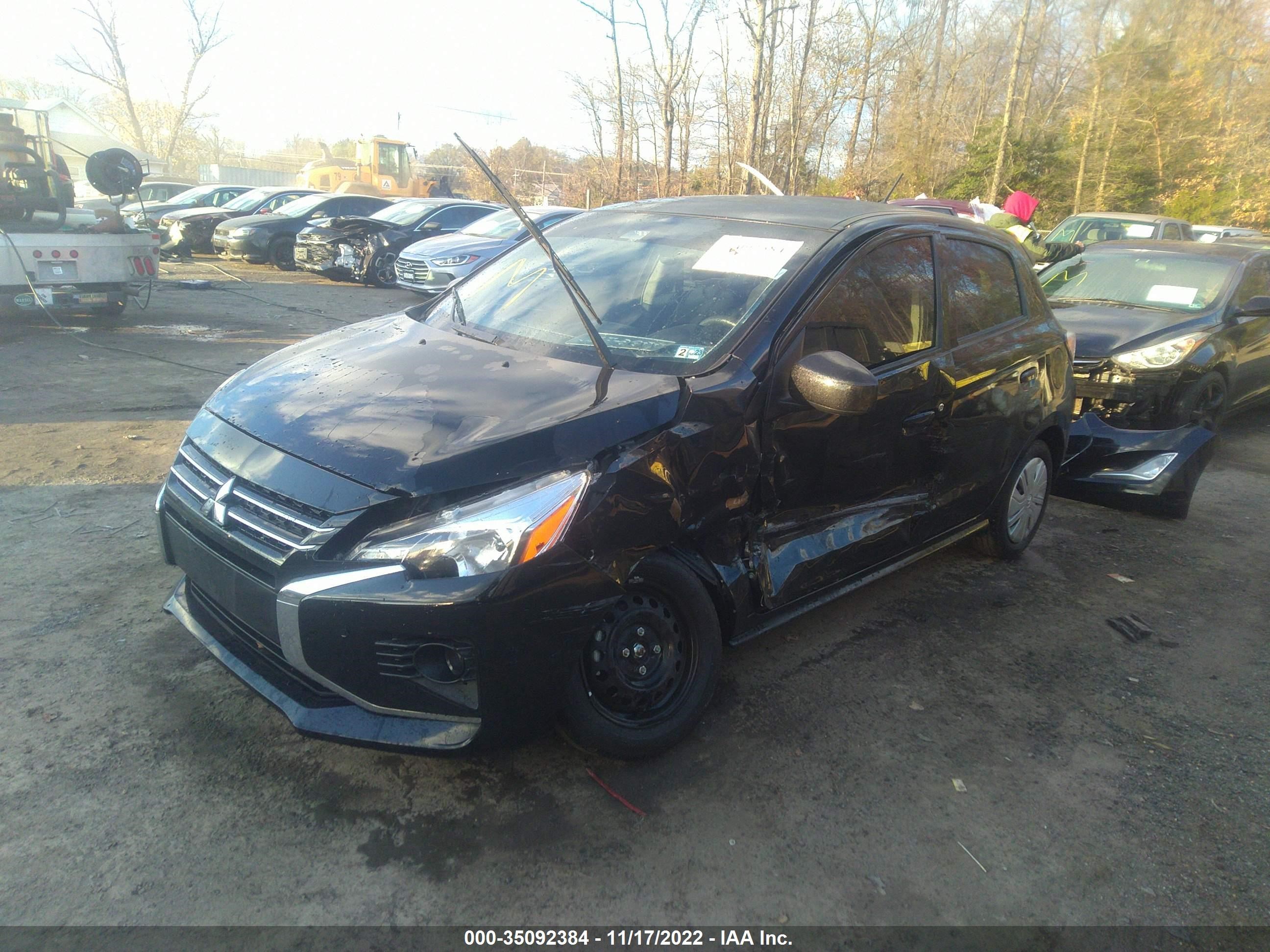 Photo 1 VIN: ML32AUHJ6NH002891 - MITSUBISHI MIRAGE 