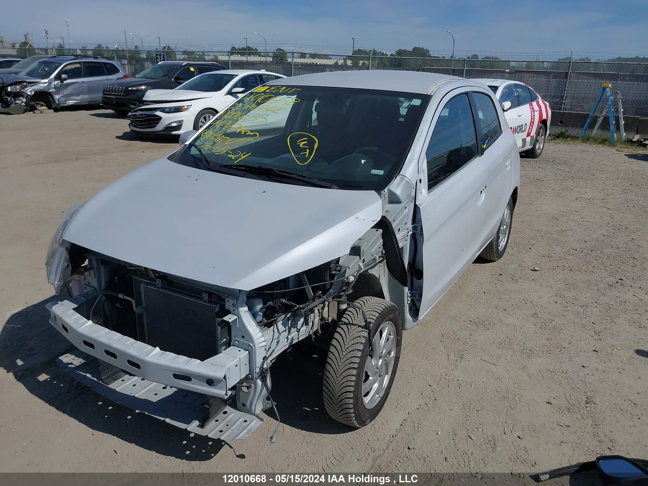 Photo 1 VIN: ML32AUHJ6NH006035 - MITSUBISHI MIRAGE 