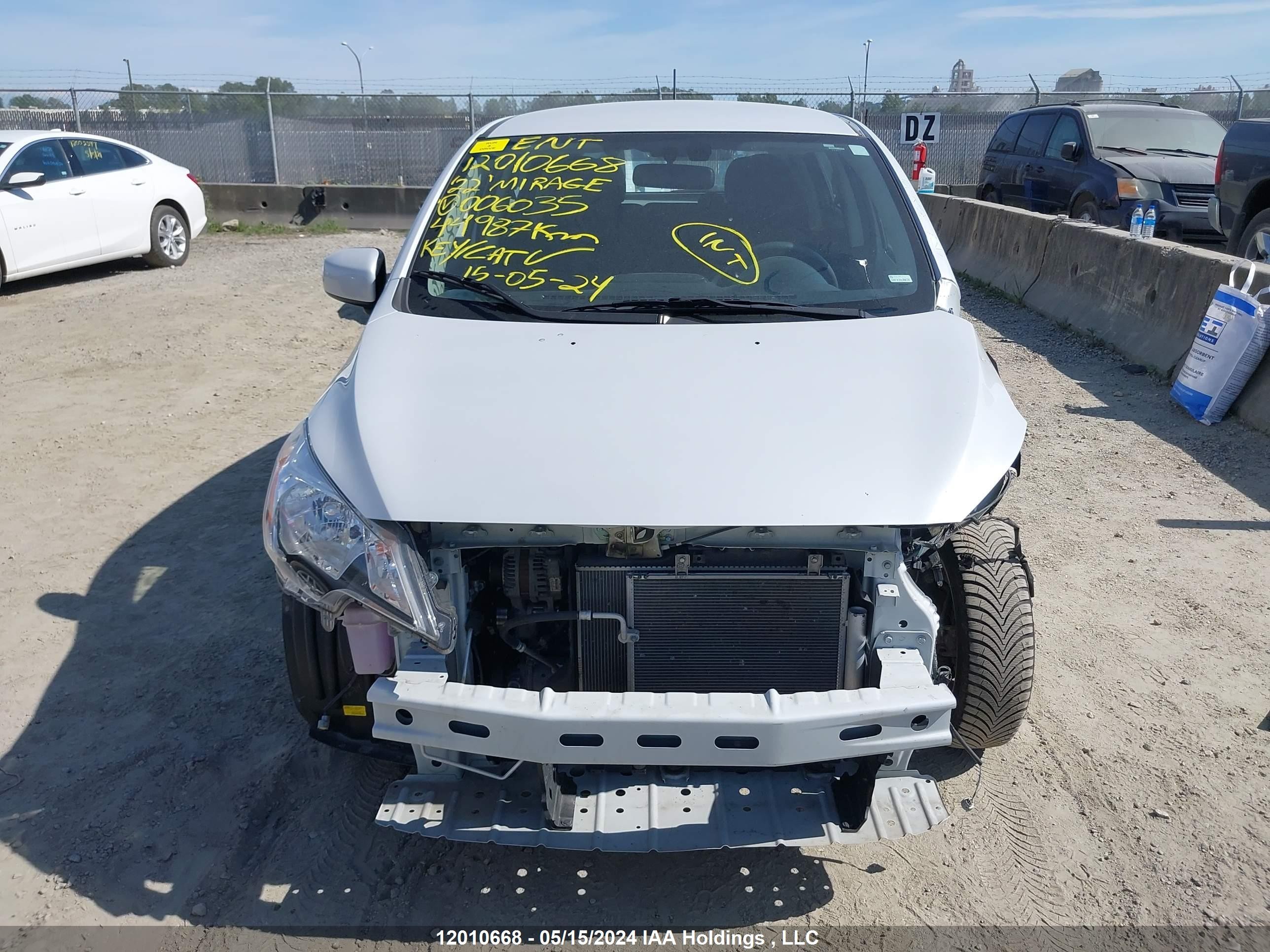 Photo 12 VIN: ML32AUHJ6NH006035 - MITSUBISHI MIRAGE 