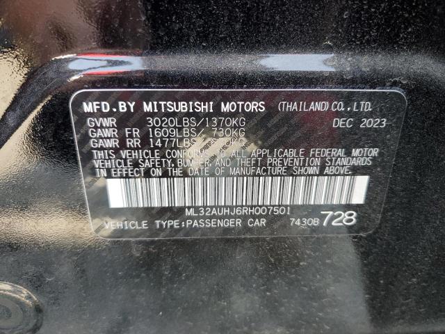 Photo 11 VIN: ML32AUHJ6RH007501 - MITSUBISHI MIRAGE ES 