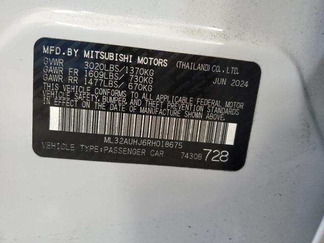 Photo 11 VIN: ML32AUHJ6RH018675 - MITSUBISHI MIRAGE ES 