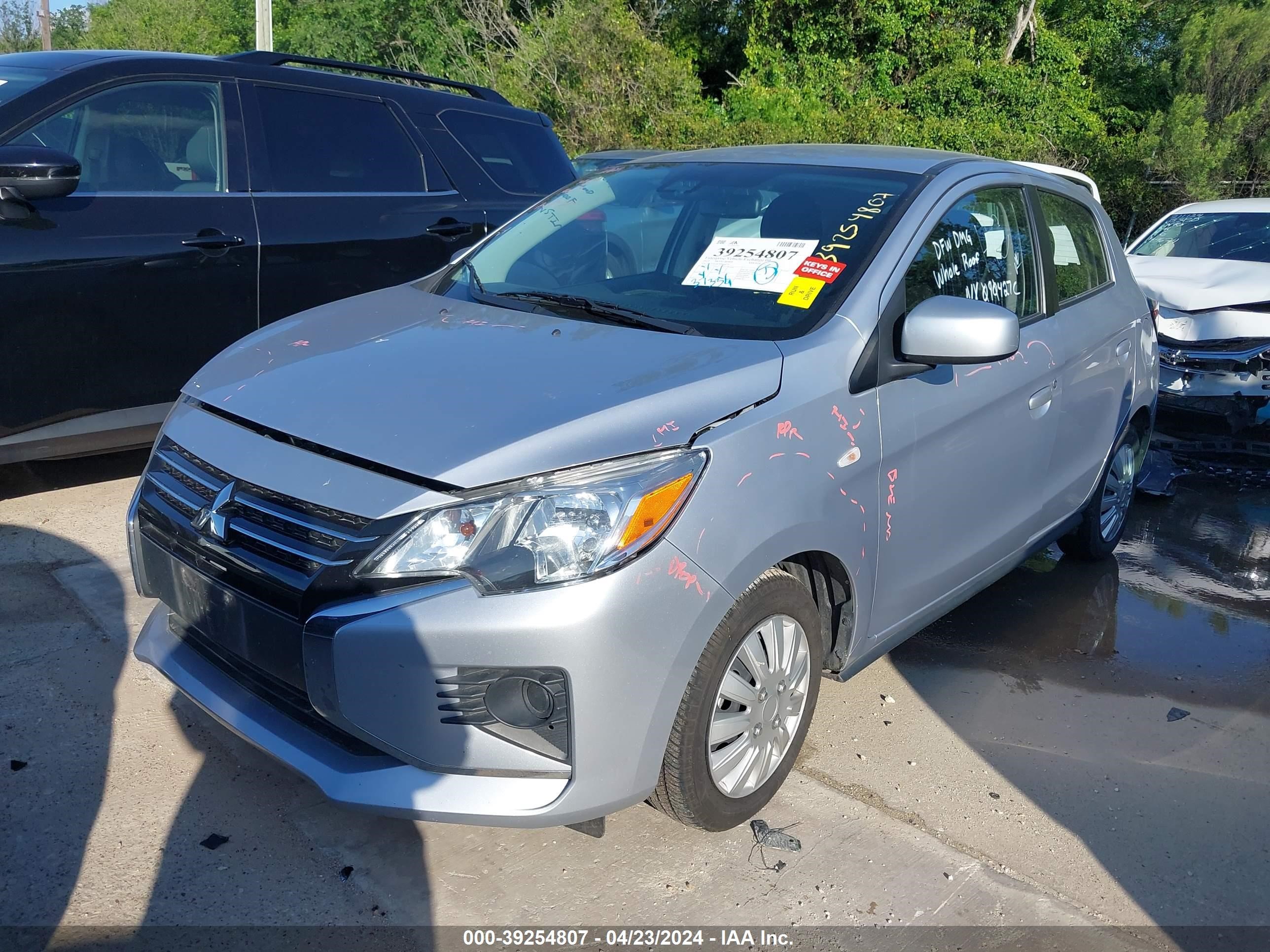 Photo 1 VIN: ML32AUHJ7NH006593 - MITSUBISHI MIRAGE 