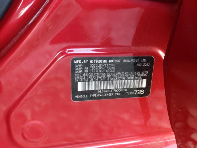 Photo 11 VIN: ML32AUHJ7PH000750 - MITSUBISHI MIRAGE 