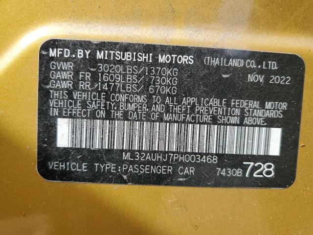 Photo 11 VIN: ML32AUHJ7PH003468 - MITSUBISHI MIRAGE ES 