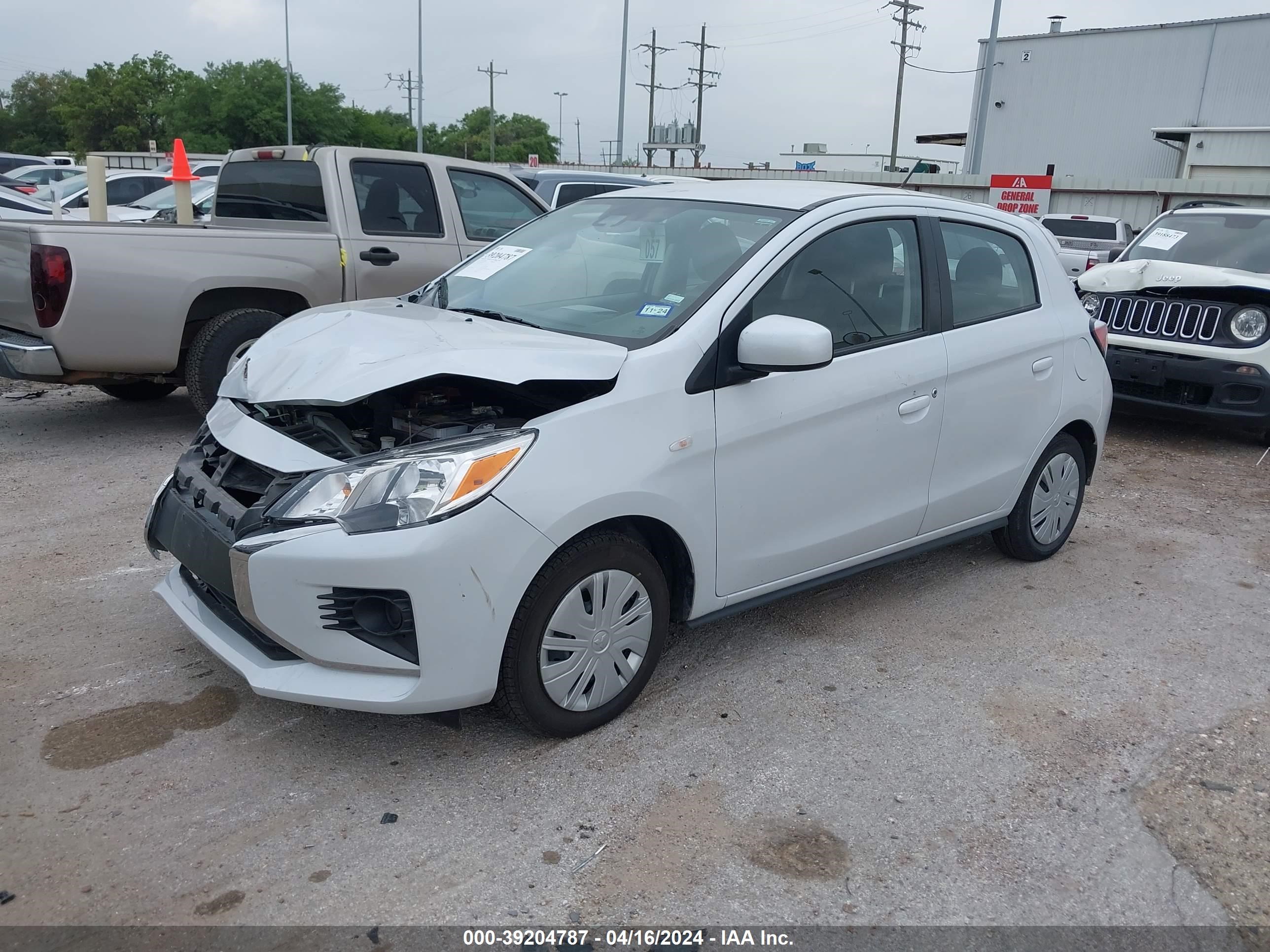 Photo 1 VIN: ML32AUHJ8MH012952 - MITSUBISHI MIRAGE 