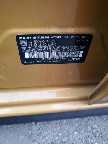 Photo 12 VIN: ML32AUHJ8RH000856 - MITSUBISHI MIRAGE ES 