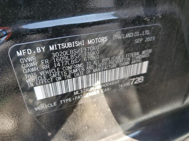 Photo 12 VIN: ML32AUHJ8RH004650 - MITSUBISHI MIRAGE ES 