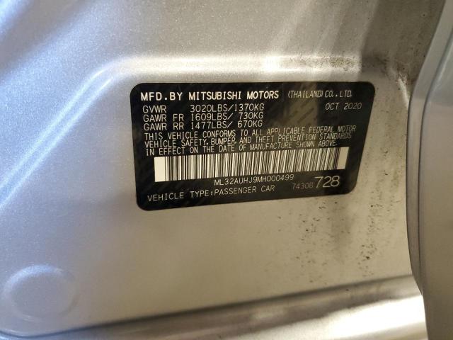 Photo 12 VIN: ML32AUHJ9MH000499 - MITSUBISHI MIRAGE ES 