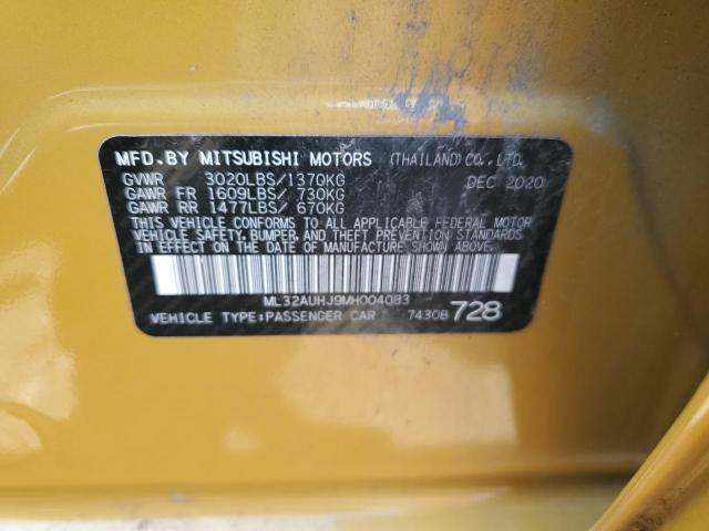 Photo 11 VIN: ML32AUHJ9MH004083 - MITSUBISHI MIRAGE 