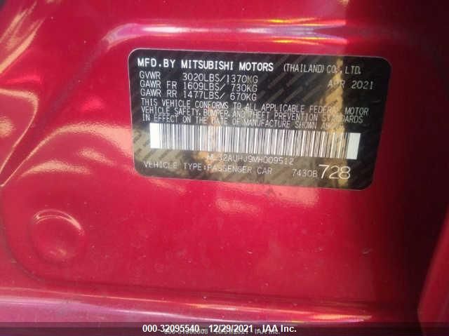 Photo 8 VIN: ML32AUHJ9MH009512 - MITSUBISHI MIRAGE 