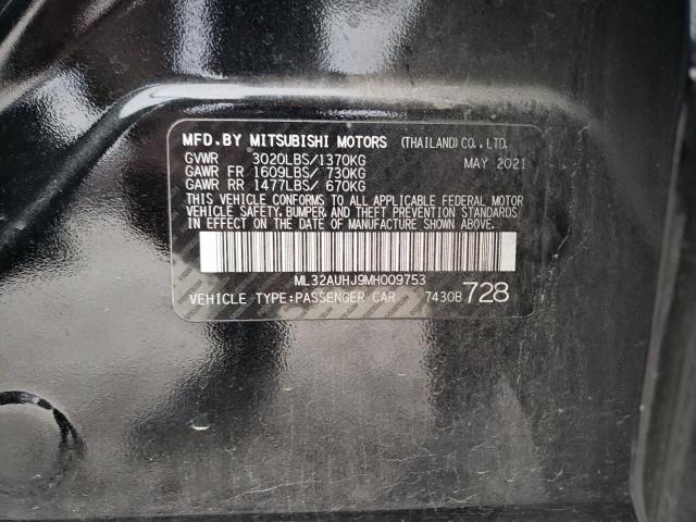 Photo 12 VIN: ML32AUHJ9MH009753 - MITSUBISHI MIRAGE 